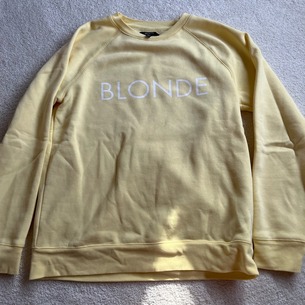Brunette the label: Blonde